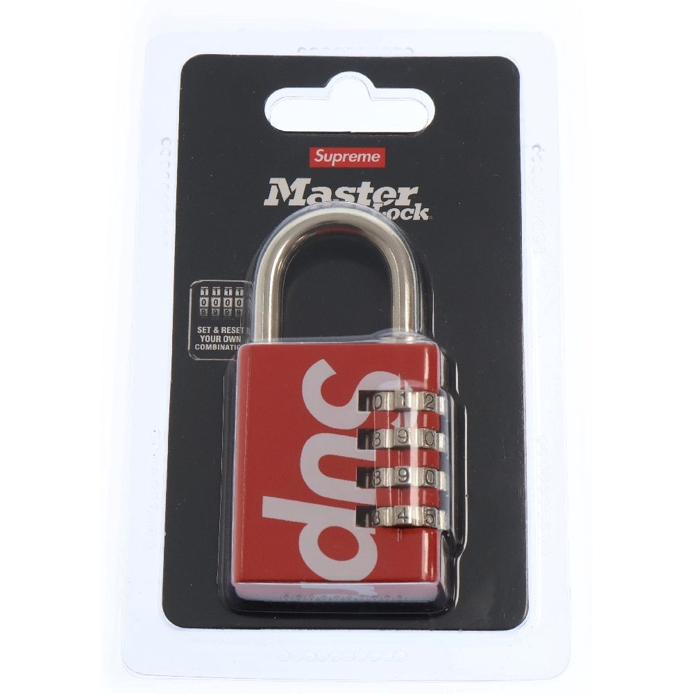 SUPREME(シュプリーム) 19SS ×Master Lock Numeric Combination Lock マスターロック ヌメリックコンビネーションロック 鍵 南京錠 レッド