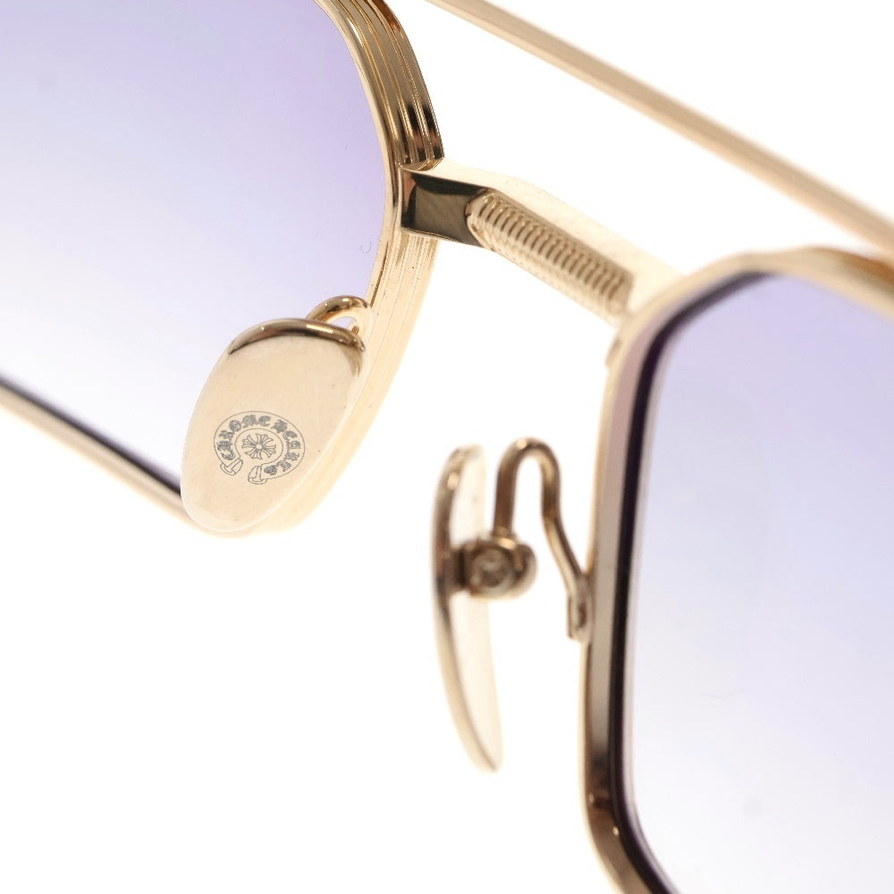 CHROME HEARTS(クロムハーツ) GUSHER CHクロステンプル サングラス アイウェア ゴールド