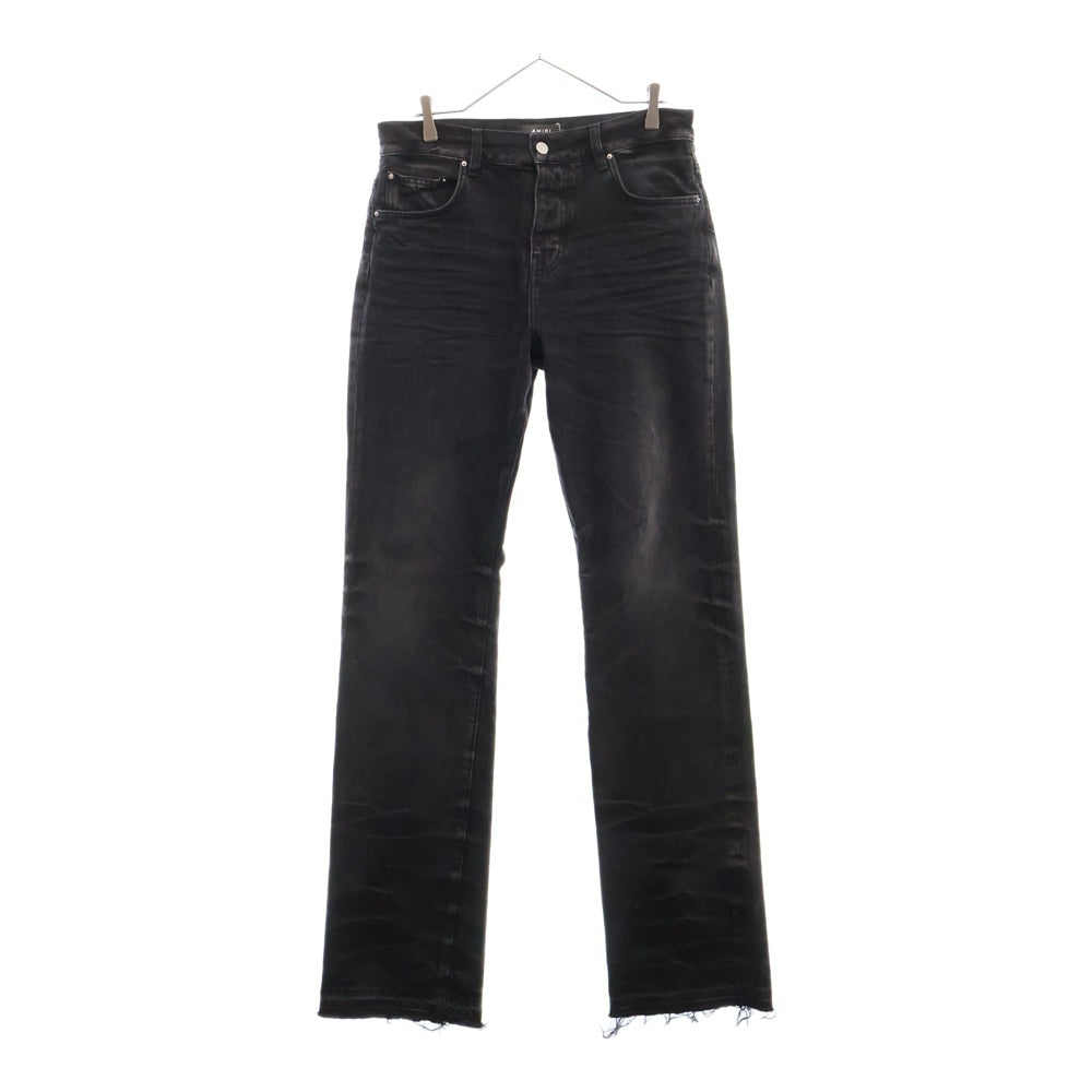AMIRI(アミリ) RELEASE HEM STRAIGHT JEAN 裾カットオフ デニムパンツ