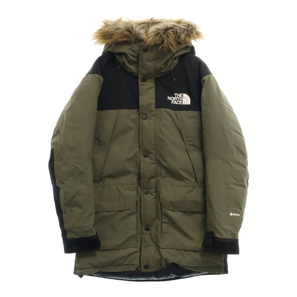 THE NORTH FACE(ザノースフェイス) Mountain Down Coat マウンテンダウンコート ファーフード付き カーキ ND91935