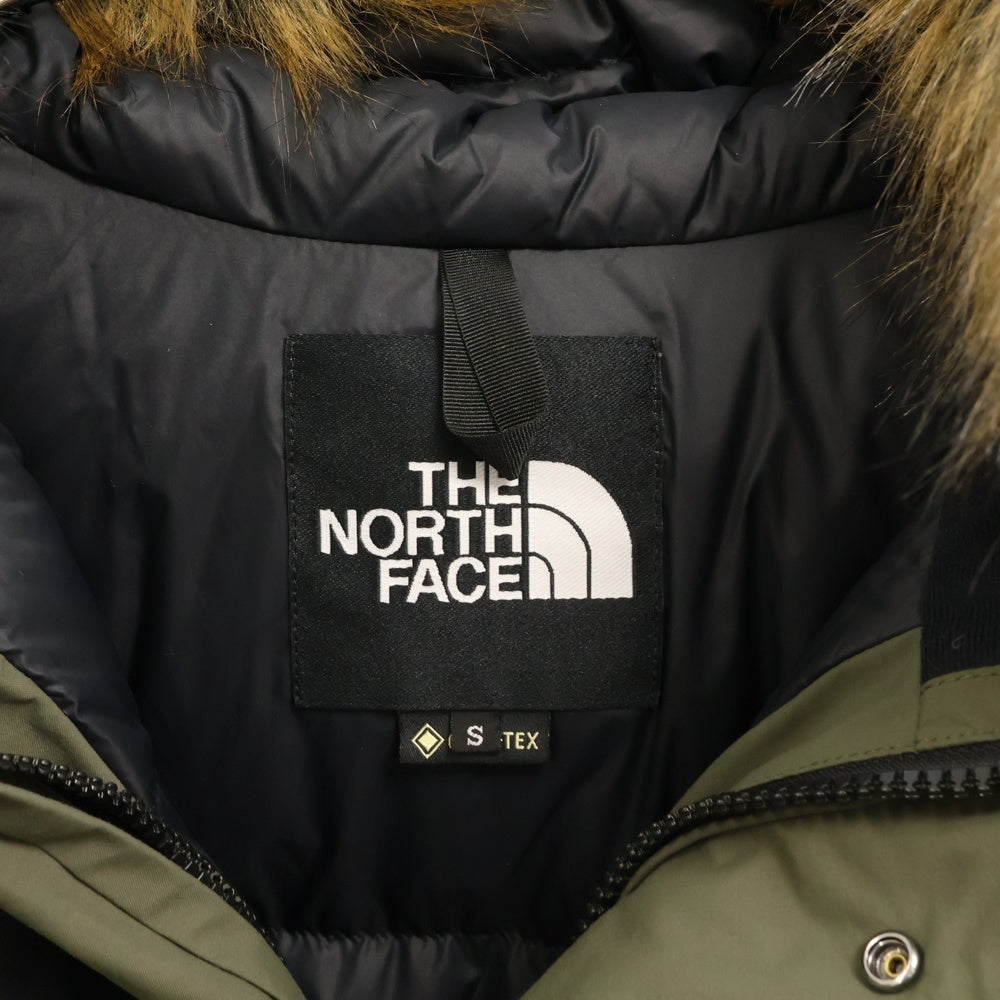 THE NORTH FACE(ザノースフェイス) Mountain Down Coat マウンテンダウンコート ファーフード付き カーキ ND91935