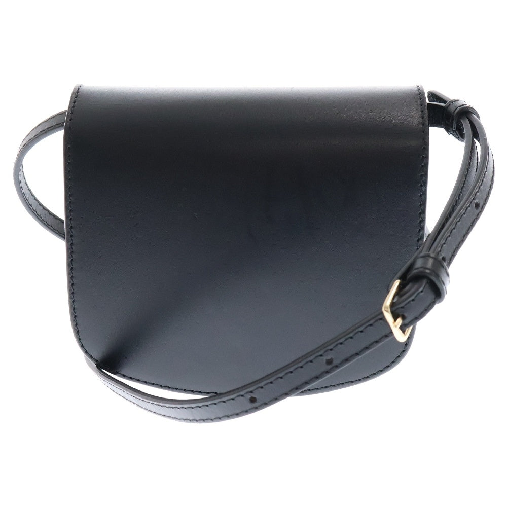 A.P.C(アーペーセー) MINI DINA レザーミニポーチ ショルダーバッグ ブラック
