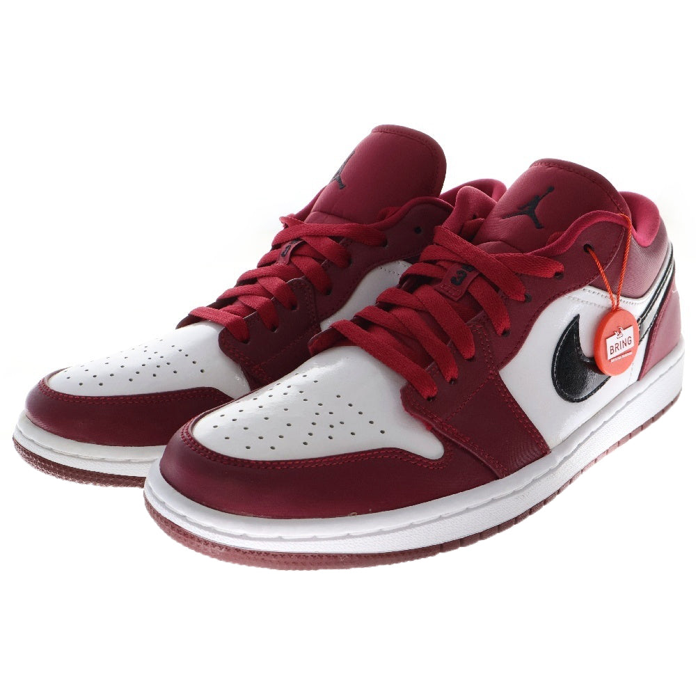 NIKE(ナイキ) AIR JORDAN1 LOW NOBLE RED 553558 604 エアジョーダン1ロー ノーブルレッド ローカットスニーカー レッド US10.5/28.5cm