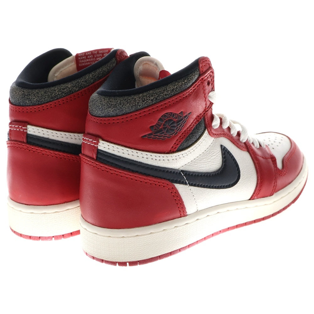 NIKE(ナイキ) AIR JORDAN 1 RETRO HIGH OG GS Chicago Lost & Found エアジョーダン1 シカゴ ロスト&ファウンド ハイカットスニーカー US3.5Y/22.5cm FD1437-612