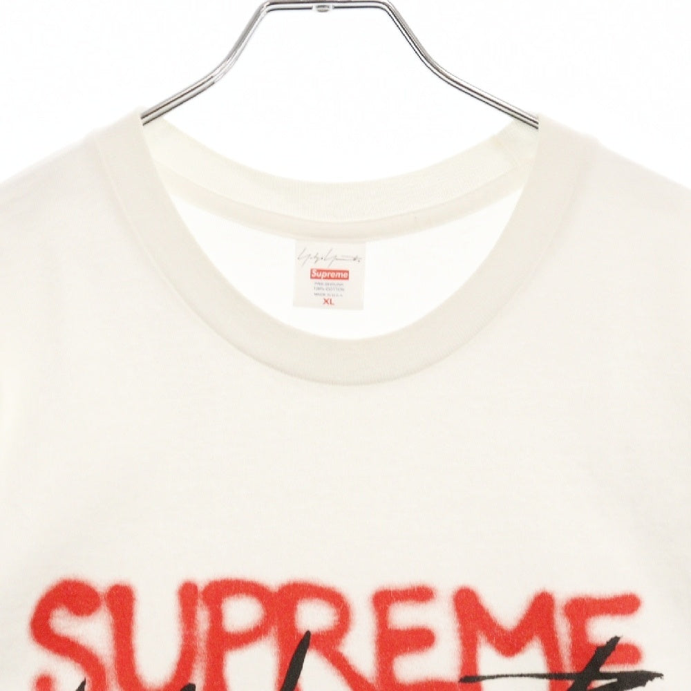 SUPREME(シュプリーム) 20AW ×Yohji Yamamoto Logo Tee ヨウジヤマモト ロゴ 半袖Tシャツ ホワイト