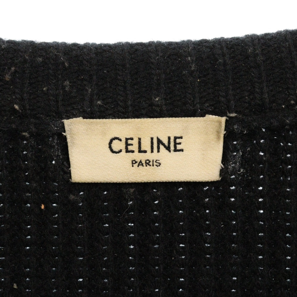 CELINE(セリーヌ) フロントロゴ オーバーサイズニット ブラック 2A19R423P
