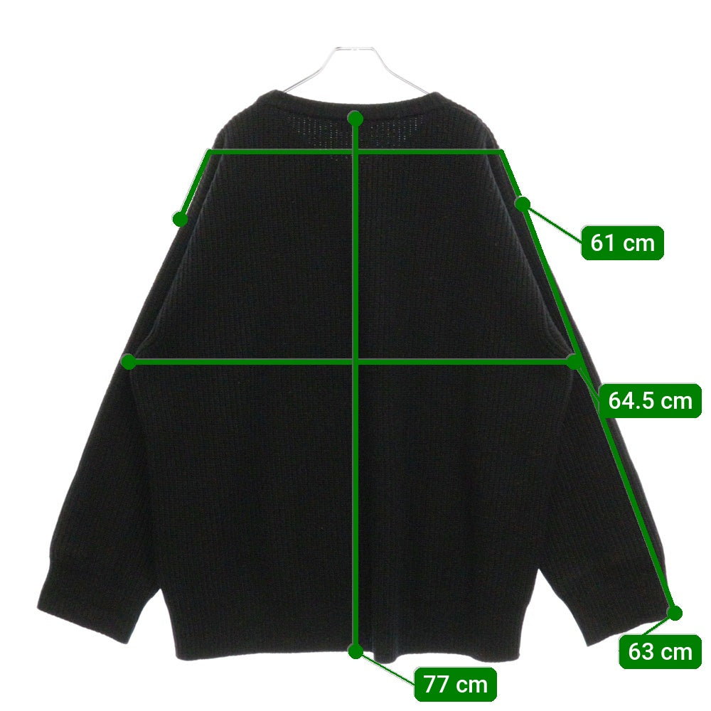 CELINE(セリーヌ) フロントロゴ オーバーサイズニット ブラック 2A19R423P