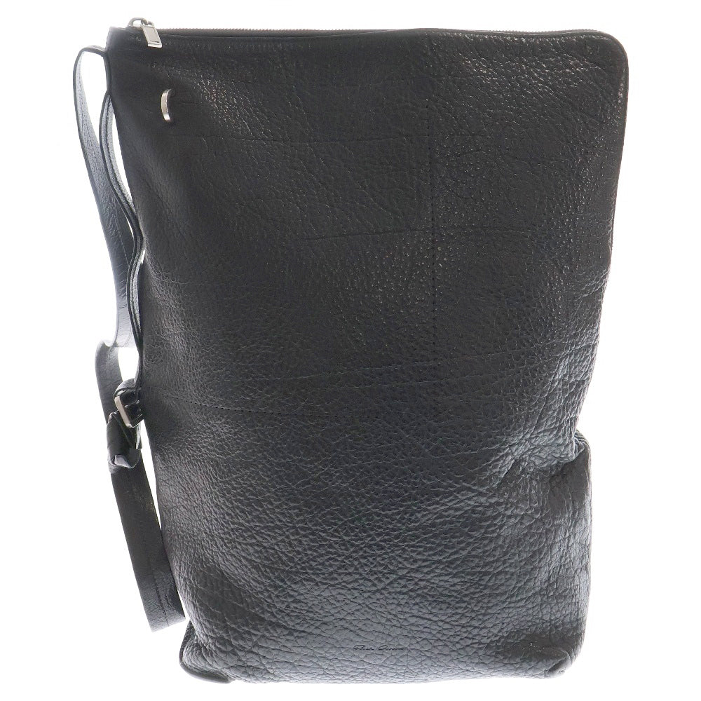 Rick Owens(リックオウエンス) BUCKET BAG シボ革バケットバッグ ブラック ※オーダー品