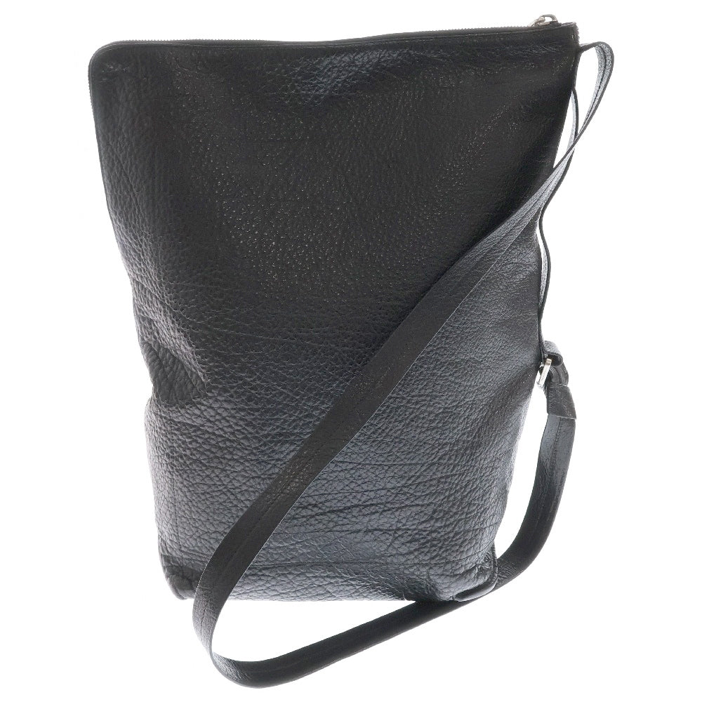 Rick Owens(リックオウエンス) BUCKET BAG シボ革バケットバッグ ブラック ※オーダー品