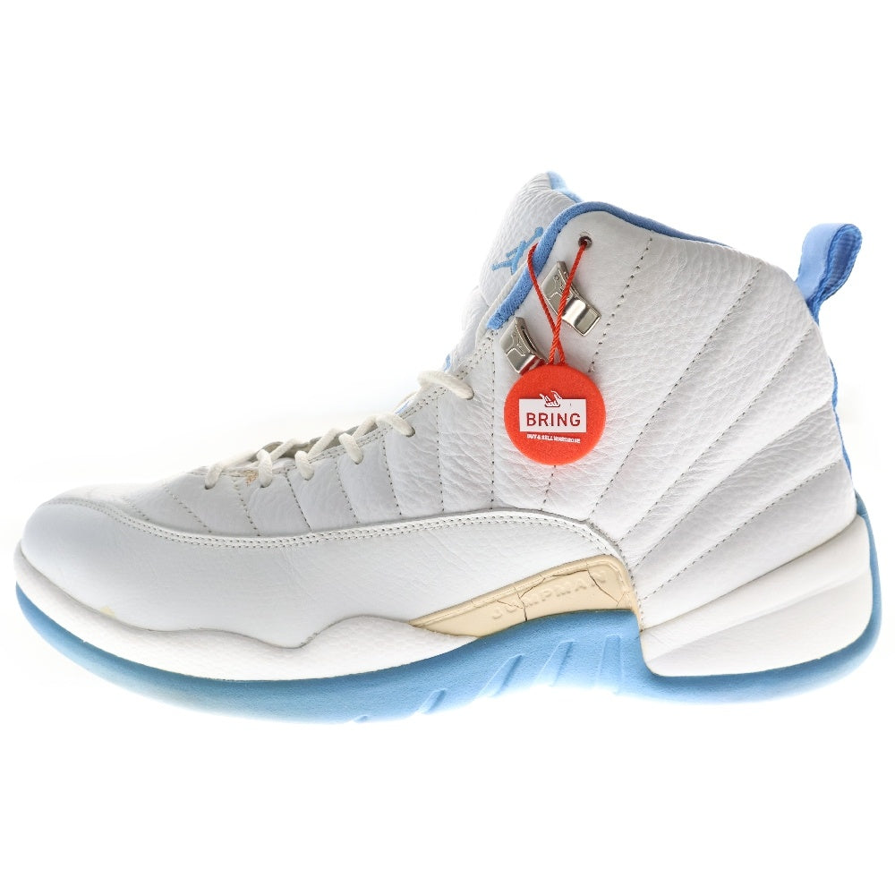 NIKE(ナイキ) 【観賞用 2004年製】JORDAN 12 RETRO Melo 136001 142 ジョーダン12レトロ メロ ハイカットスニーカー ホワイト/ライトブルー US11/29cm