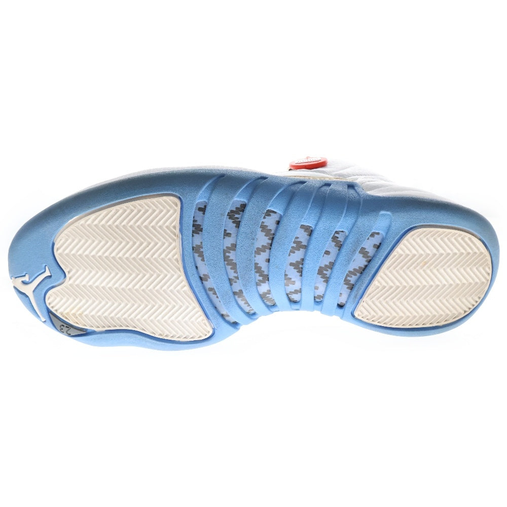 NIKE(ナイキ) 【観賞用 2004年製】JORDAN 12 RETRO Melo 136001 142 ジョーダン12レトロ メロ ハイカットスニーカー ホワイト/ライトブルー US11/29cm