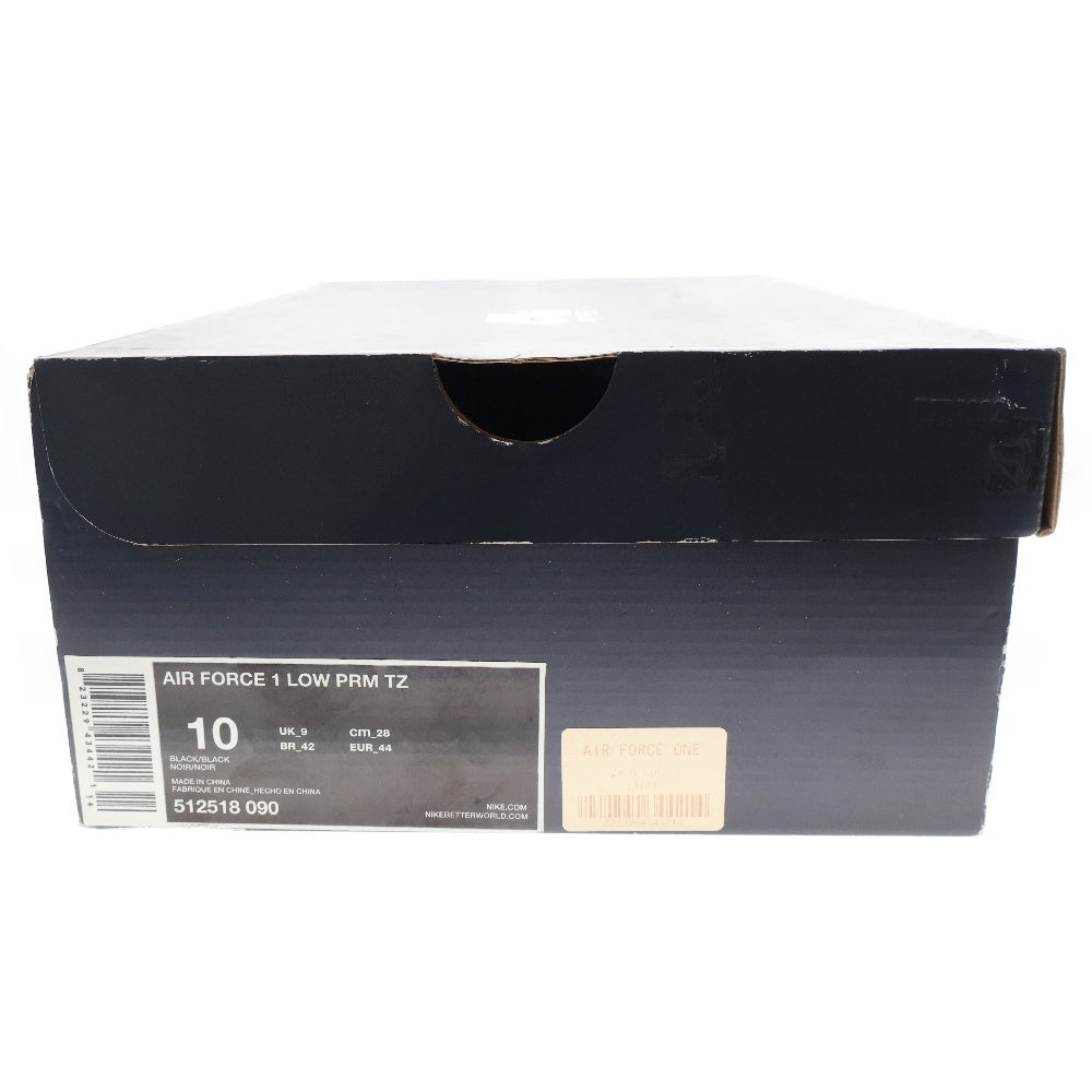 NIKE(ナイキ) 【観賞用 2011年製】AIR FORCE 1 LOW PRM TZ BE@RBRICK Brown 512518-090 エアフォース1 プレミアム ベアブリック ローカットスニーカー ブラック US10/28cm
