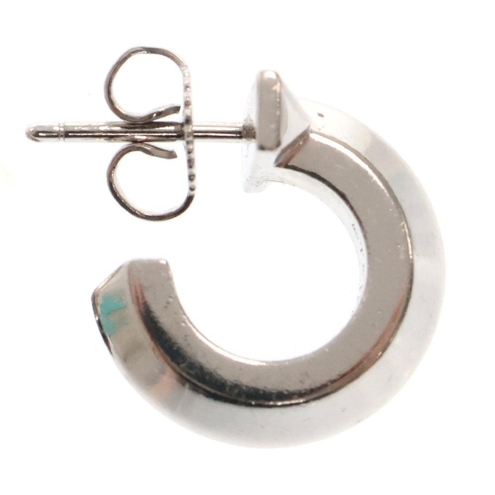 TIFFANY & Co.(ティファニー) T ワン フープ ピアス 18KWG ホワイトゴールド 2個セット シルバー