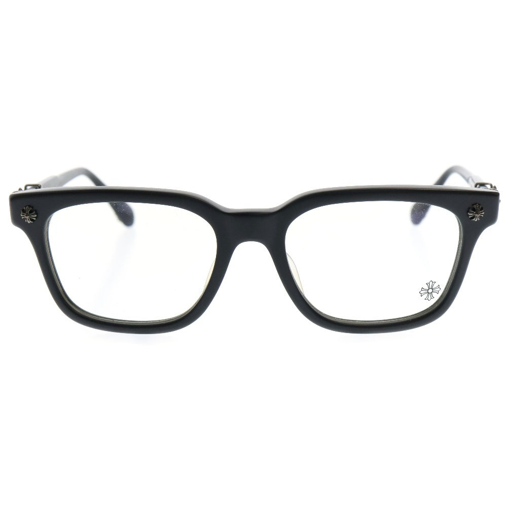CHROME HEARTS(クロムハーツ) COX UCKER MBk ブラックロジウム CHクロステンプル ウェリントンサングラス メガネ 眼鏡 マットブラック