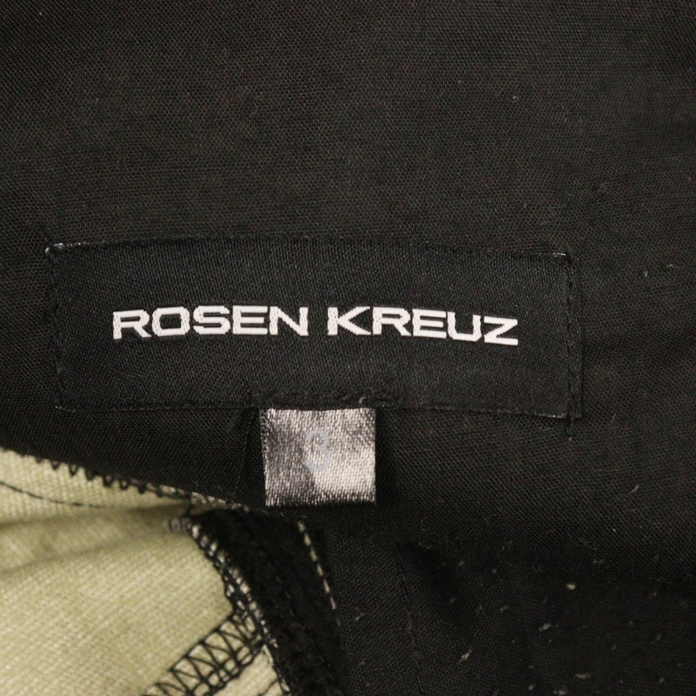 NO BRAND(ノーブランド) ROZEN KREUZ VINTAGE LEATHER PANTS ローゼン クロイツ ヴィンテージ レザー パンツ ブラック 143112