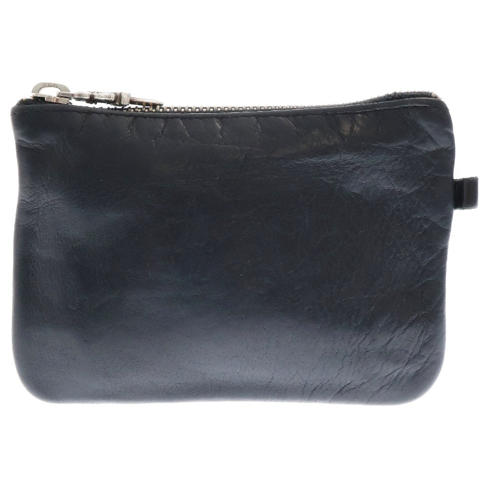 CHROME HEARTS(クロムハーツ) ZPR CHNG PURSE CRS チェンジパース クロスパッチ ダガージップ コインケース ブラック