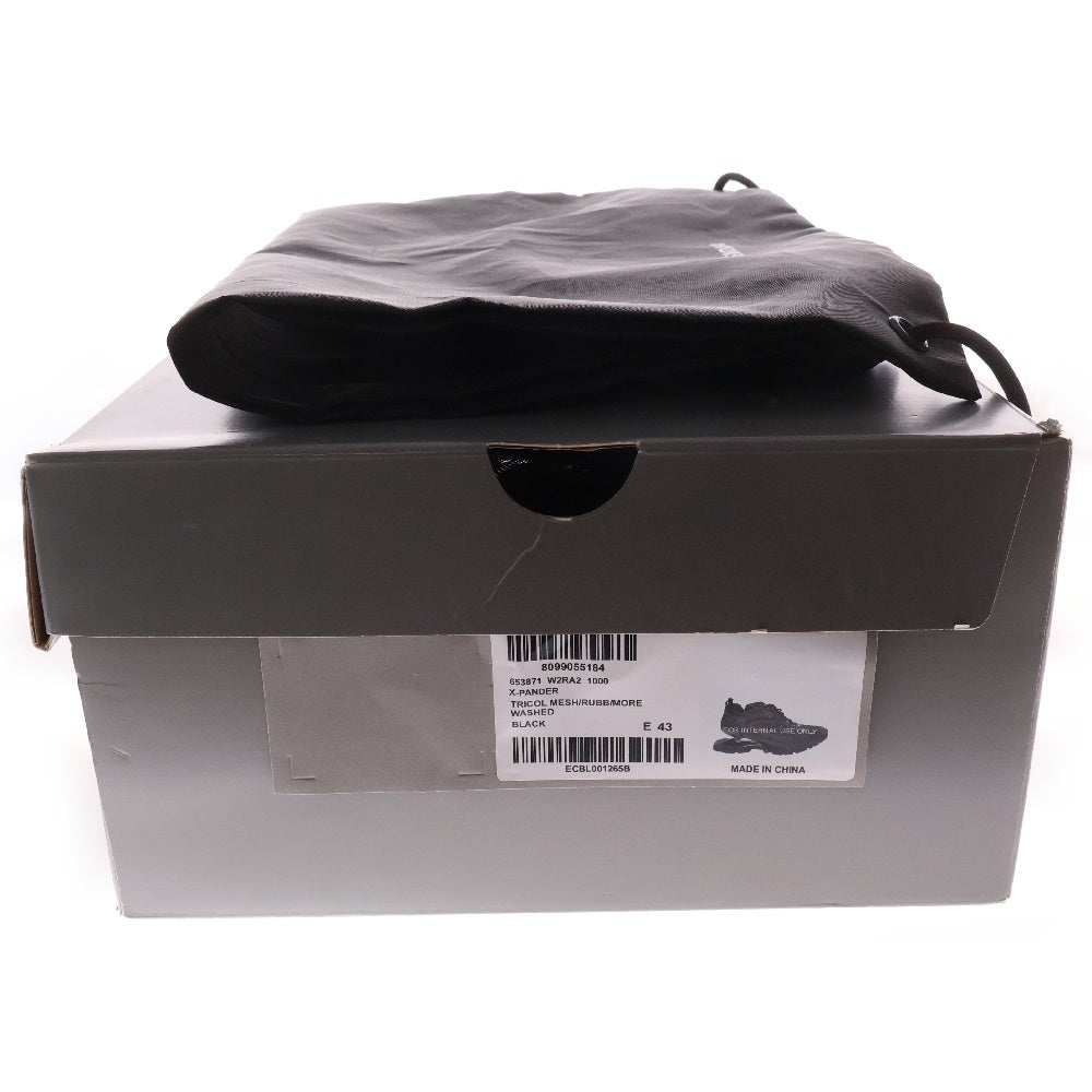 BALENCIAGA(バレンシアガ) X-PANDER RUBBER 653871 W2RA2 1000 エクスパンダー ローカットスニーカー ブラック