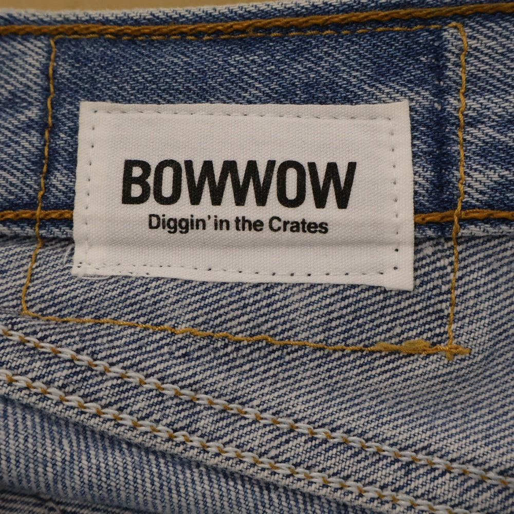 BOWWOW(バウワウ) 再構築 ダブルニーデニムパンツ インディゴ