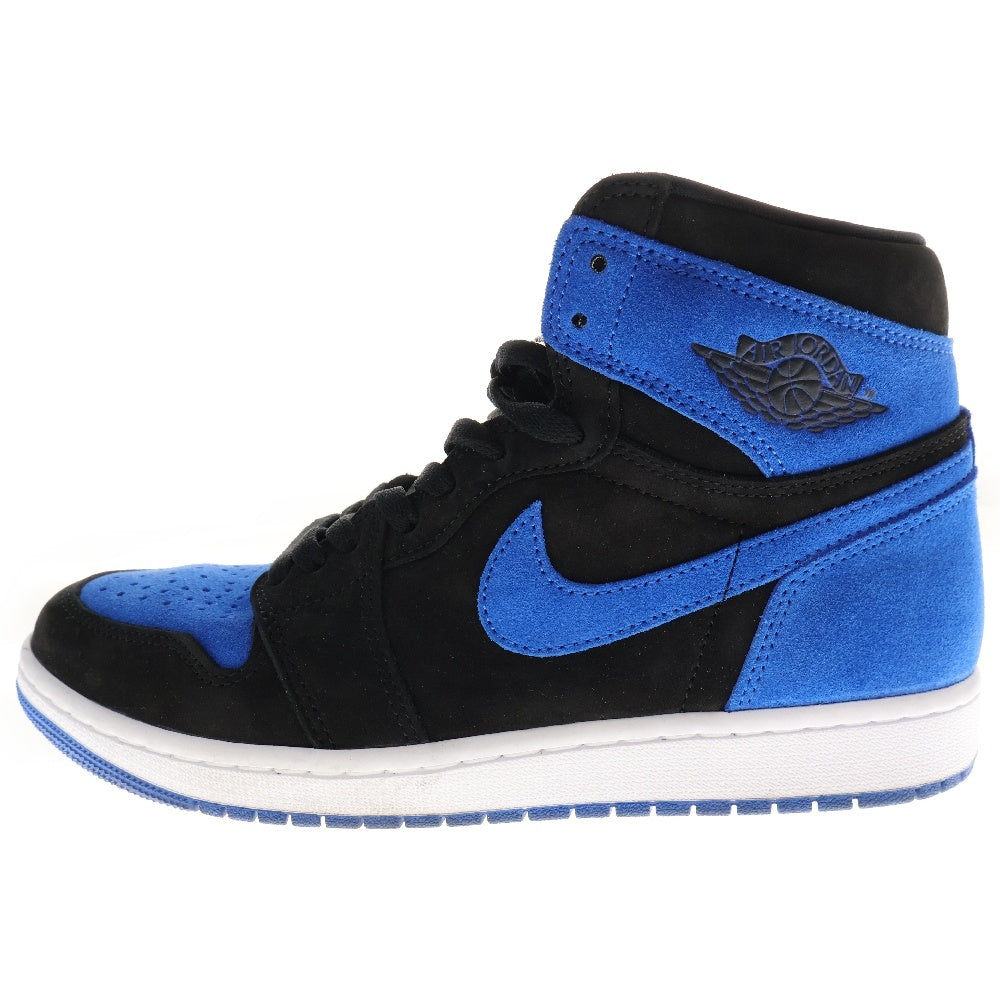 NIKE(ナイキ) AIR JORDAN 1 RETRO HIGH OG ROYAL REIMAGINED DZ5485-042 エアジョーダン1スエードロイヤル ハイカットスニーカー シューズ ブルー/ブラック US9/27cm