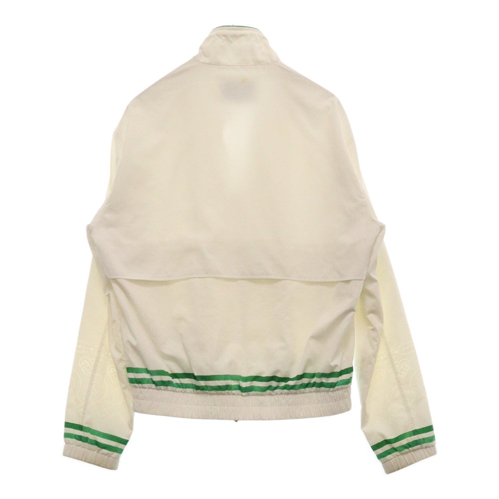 CASABLANCA(カサブランカ) Laser Detail Track Jacket レーサーディテール トラックジャケット ホワイト/グリーン