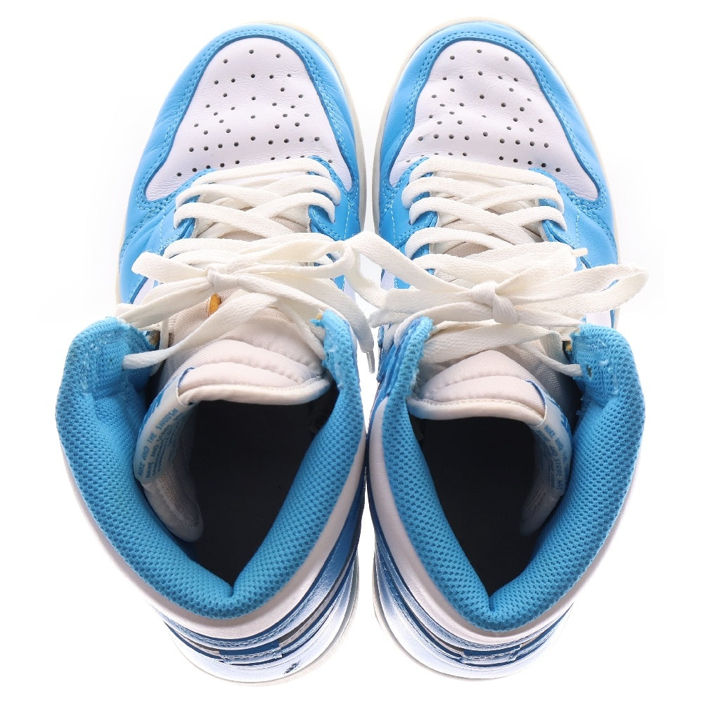 NIKE(ナイキ) AIR JORDAN1 RETRO HIGH UNC 555088-117 エアジョーダン1 ノースカロライナ ハイカットスニーカー ブルー/ホワイト US8/26cm