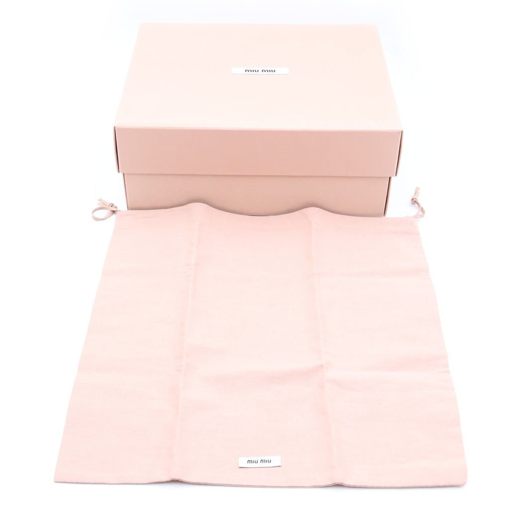 miumiu(ミュウミュウ) マテラッセ ショルダーバッグ ポシェット レザー ブラック 5NF011 レディース