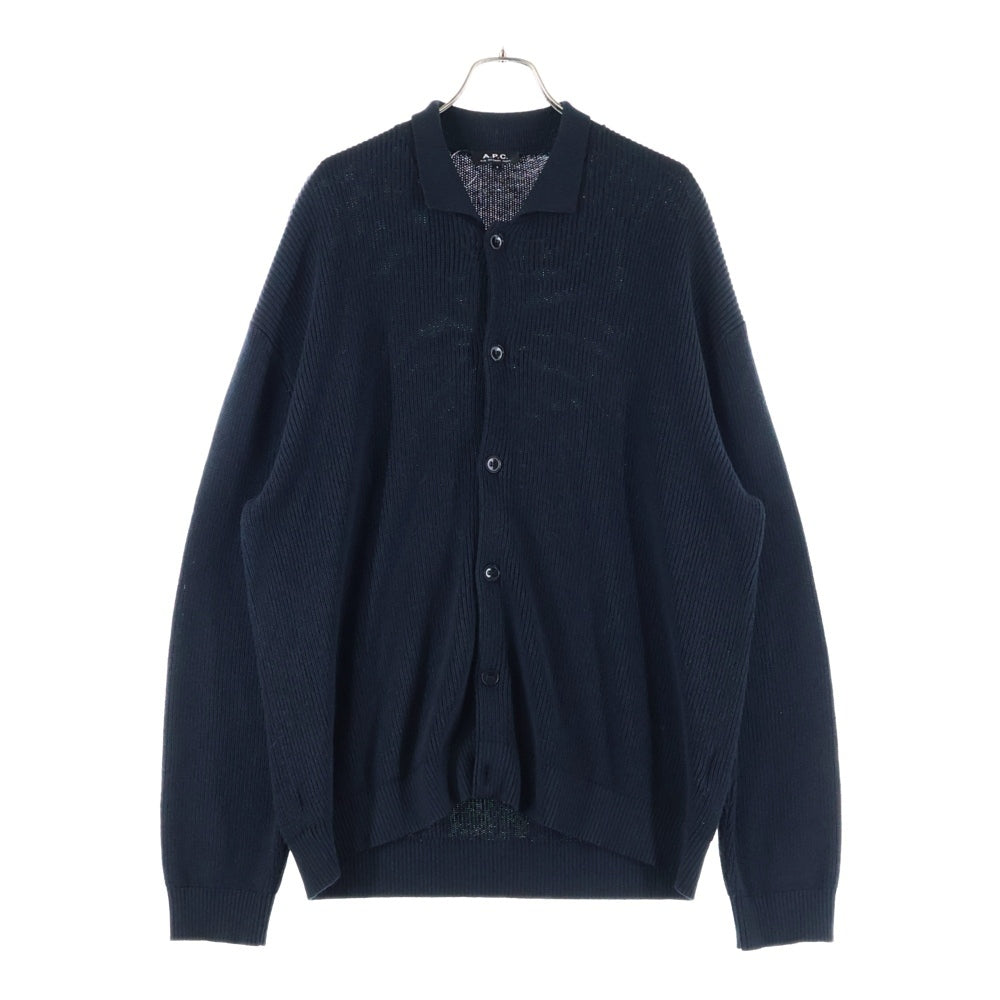 A.P.C(アーペーセー) 襟付きカーディガン ボレロ ブラック 1110321