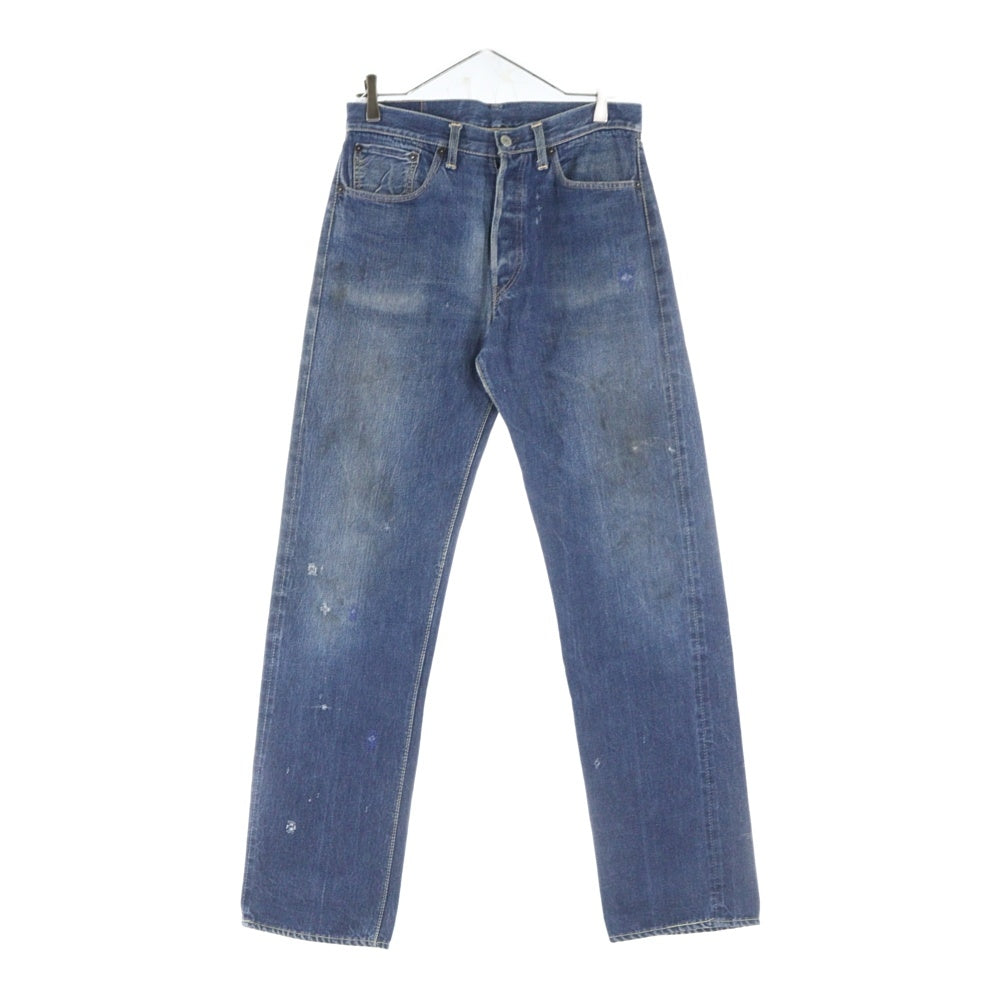 Levi's(リーバイス) 60S VINTAGE 501XX ヴィンテージ 紙パッチ ギャラ無 ビッグE 両面タブ 隠しリベット ボタン裏刻印なし センターセット ボタンフライ デニムパンツ インディゴ