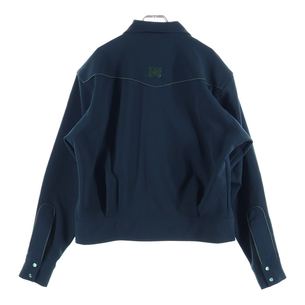 Needles(ニードルス) Piping Cowboy Jacket ロゴ刺繍 カウボーイジャケット グリーン QV217