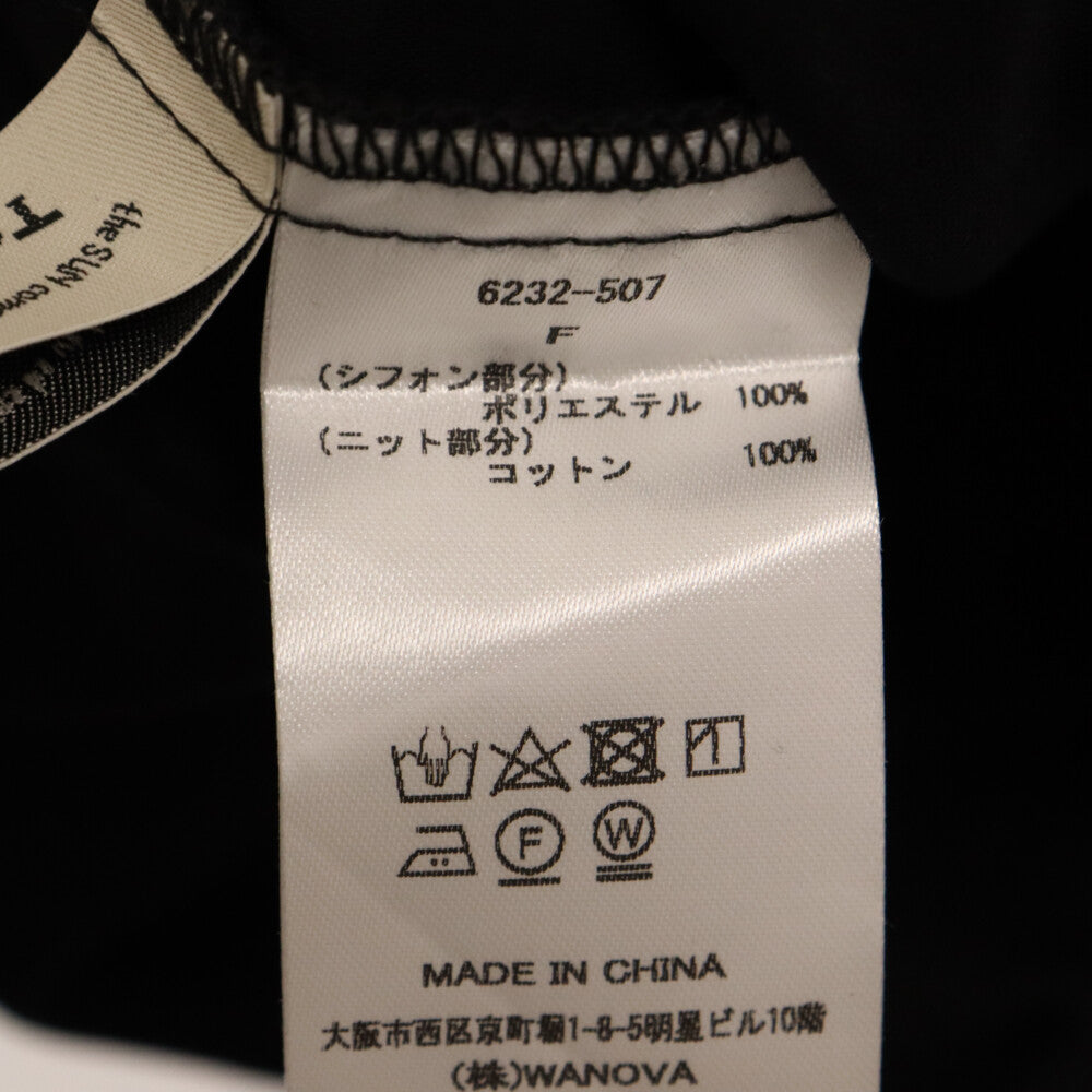 TORRAZZODONNA(トラッゾドンナ) ノースリーブカットソー レディース ブラック 6232‐507