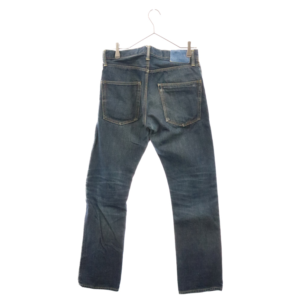 VISVIM(ヴィスヴィム) 15AW SOCIAL SCLPTR 01 SLIM UNWSD V.F ボタンフライデニムパンツ インディゴ