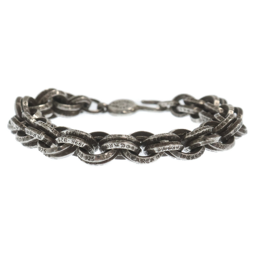 CHROME HEARTS(クロムハーツ) 2 DOUBLE B RING ダブルBリング シルバーブレスレット