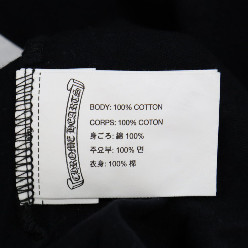 CHROME HEARTS(クロムハーツ) FOTI S/S TEE マハリア バックプリント フォティ クルーネック半袖Tシャツカットソー ブラック