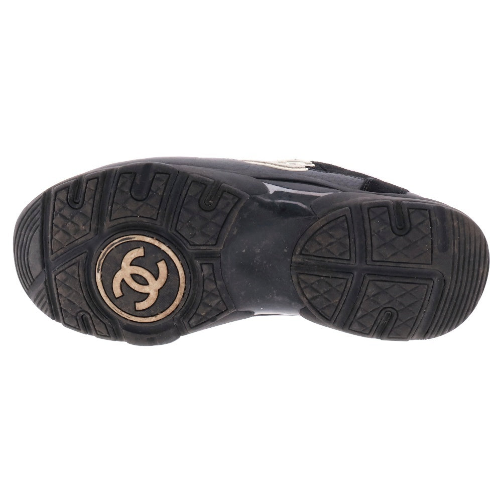 CHANEL(シャネル) Low Top Trainer Suede ロートップカーフスキンローカットスニーカー ブラック G38299Y55720