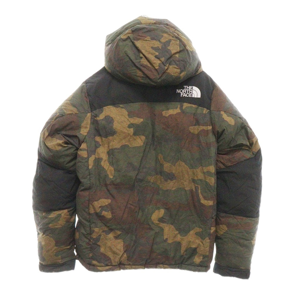 THE NORTH FACE(ザノースフェイス) Novelty Baltro Light Jacket ノベルティバルトロライト カモ柄ナイロンダウンジャケット カーキ/ブラック ND91845