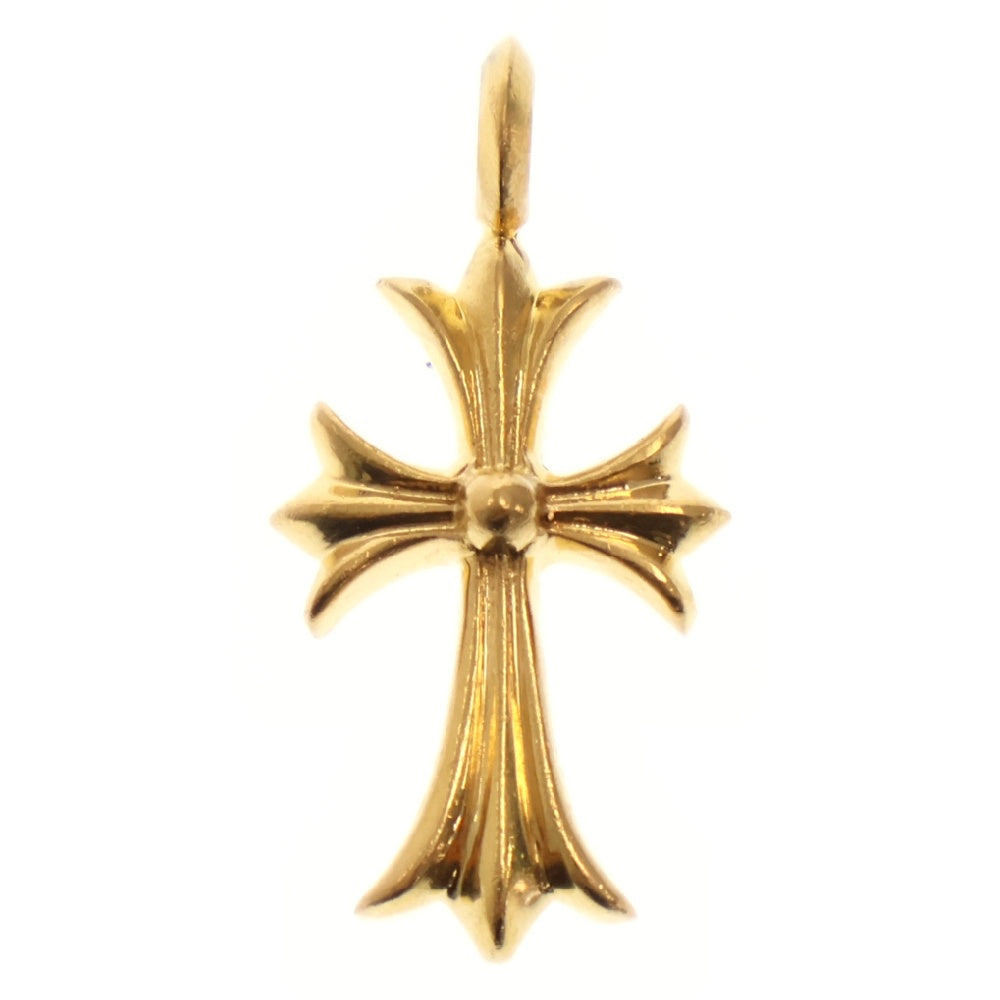 CHROME HEARTS(クロムハーツ) 22K TNY CRSF P/DMND タイニーファットクロス PAVE/パヴェダイヤ ネックレストップ ゴールド