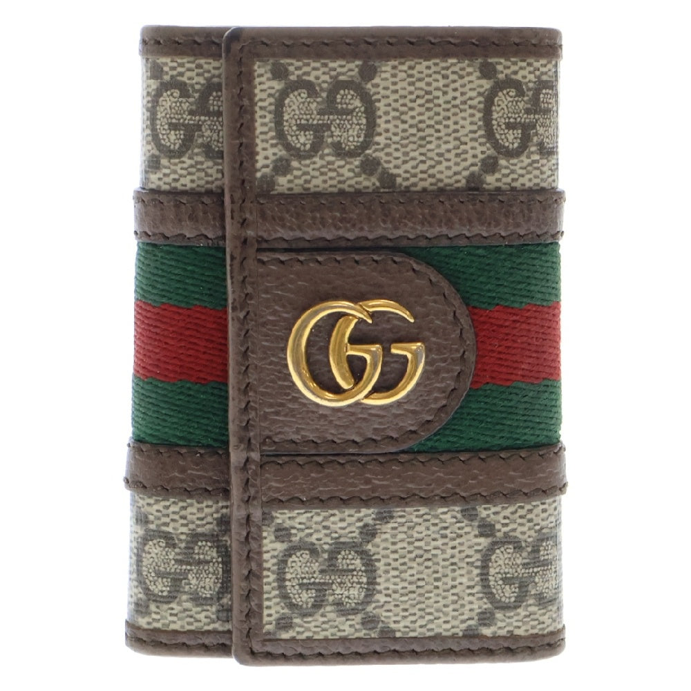 GUCCI(グッチ) オフィディア GGスプリームキャンバス 6連キーケース ブラウン 603732