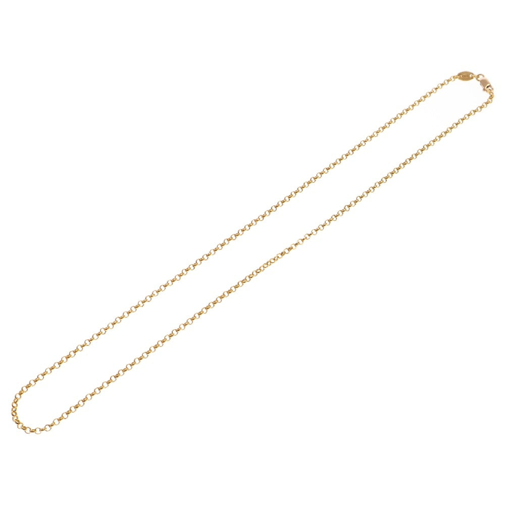 CHROME HEARTS(クロムハーツ) 22K NECKCHAIN R18 ロールチェーン18inch ネックレス ゴールド