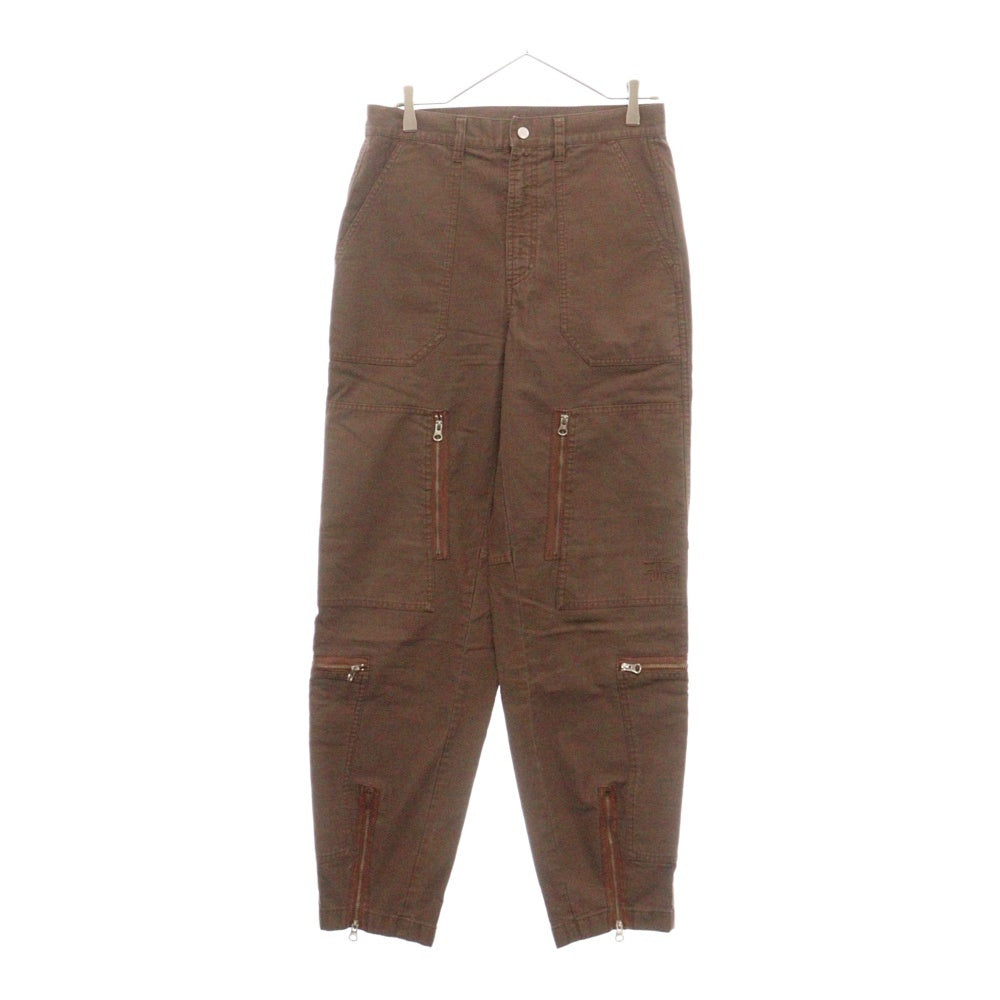 STUSSY(ステューシー) Flight Pant Ripstop Pig. Dyed フライトパンツ ブラウン 116655