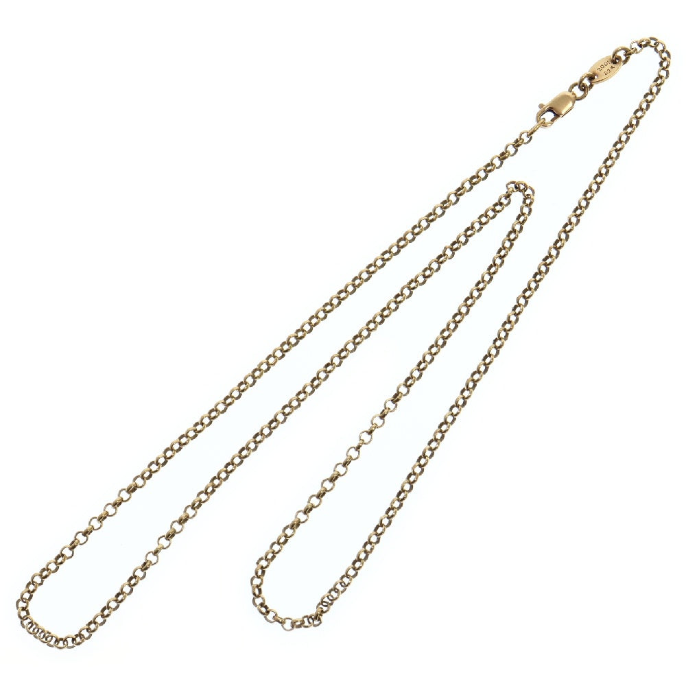 CHROME HEARTS(クロムハーツ) 22K NECKCHAIN R18 ロールチェーン18inch ネックレス ゴールド
