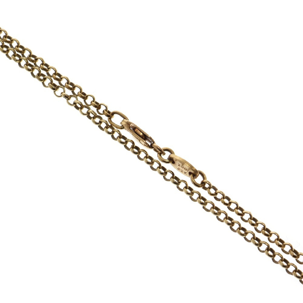 CHROME HEARTS(クロムハーツ) 22K NECKCHAIN R18 ロールチェーン18inch ネックレス ゴールド