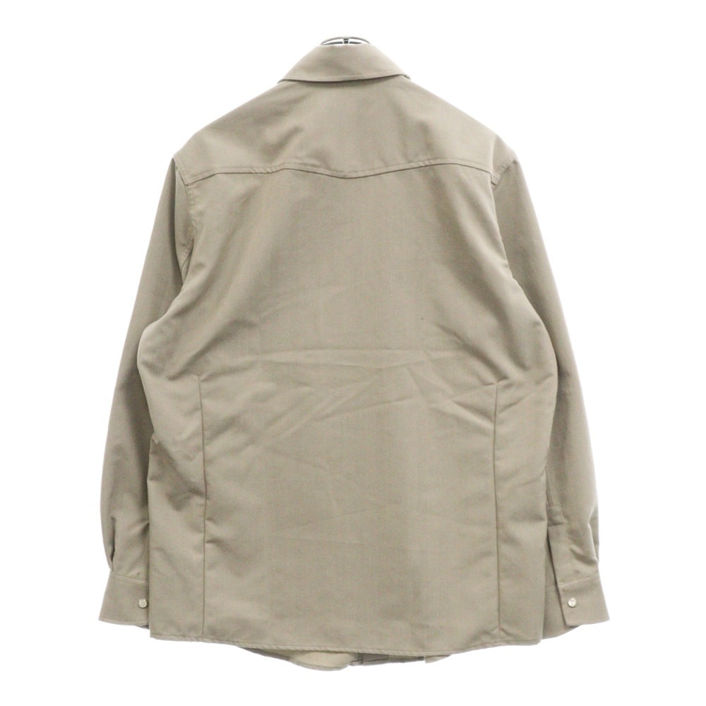 OUR LEGACY(アワーレガシー) 24AW Frontier Shirt フロンティア長袖シャツ ベージュ M4242FL