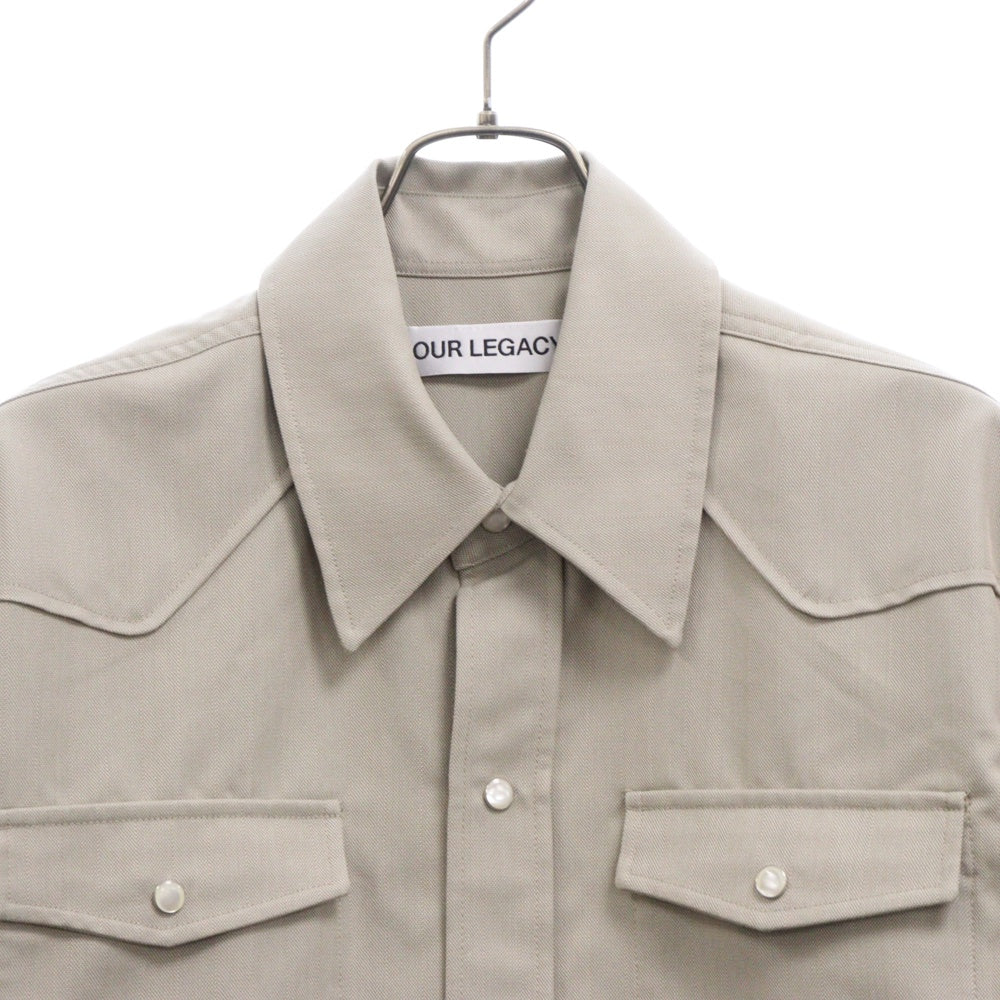 OUR LEGACY(アワーレガシー) 24AW Frontier Shirt フロンティア長袖シャツ ベージュ M4242FL