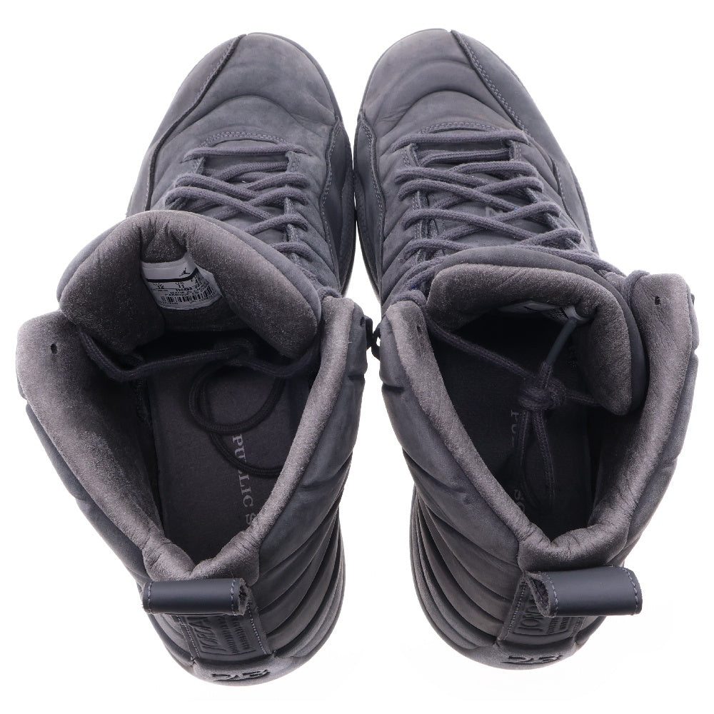 NIKE(ナイキ) AIR JORDAN 12 RETRO PSNY エアジョーダン12レトロ パブリックスクールニューヨーク ハイカットスニーカー シューズ グレー 130690-003 US12/30cm