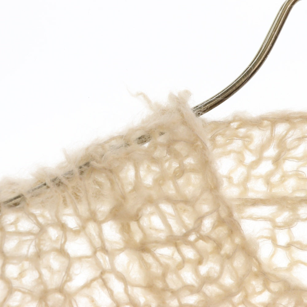 UNUSED(アンユーズド) 24AW MOHAIR PULLOVER KNIT プルオーバーモヘアニット モヘアセーター アイボリー US2473
