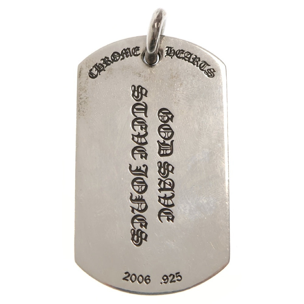 CHROME HEARTS(クロムハーツ) D/TAG LRG ラージドッグタグ ユニオンジャック シルバーネックレストップ