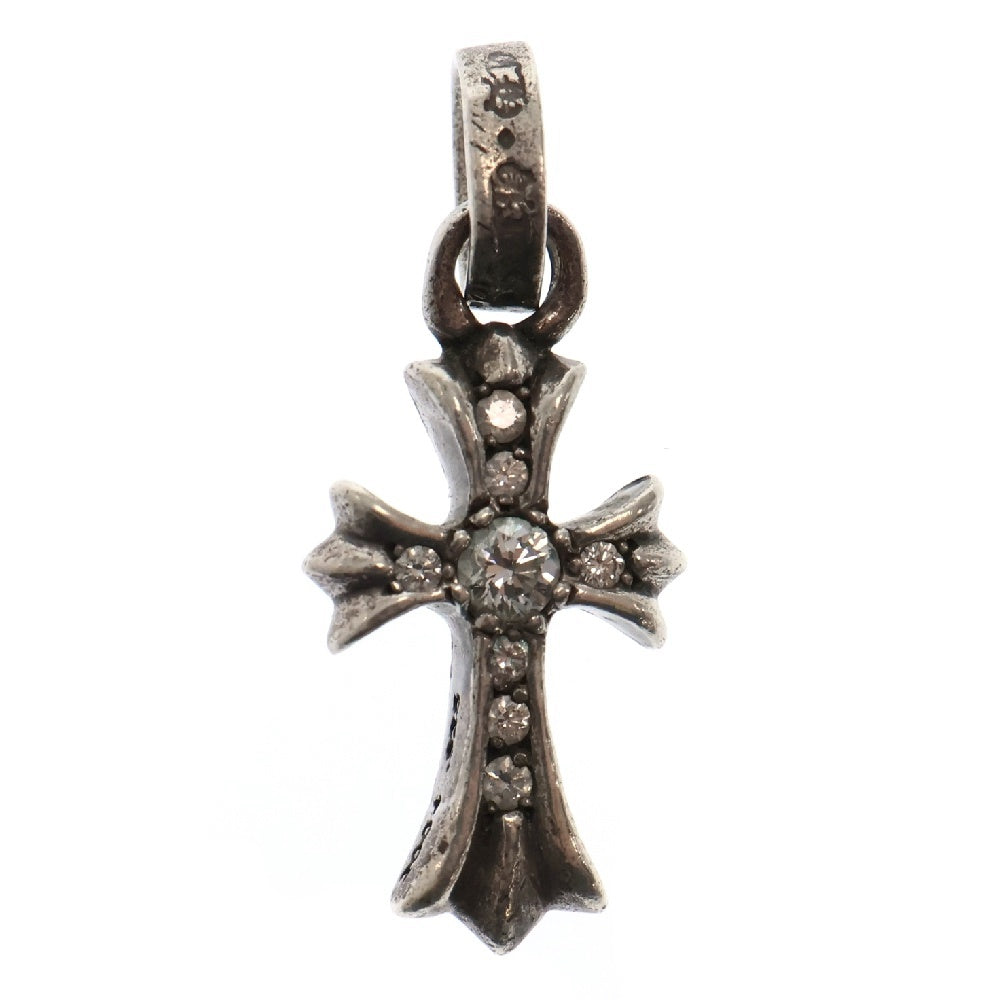 CHROME HEARTS(クロムハーツ) CRS BBYFAT P DMND ベイビーファット PAVEダイヤ ペンダントトップ シルバー