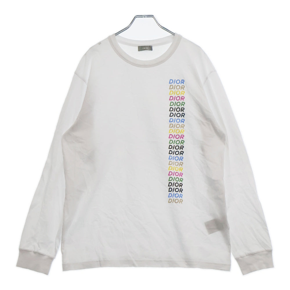 DIOR(ディオール) マルチロゴプリント 長袖シャツ ホワイト 413J642A0817