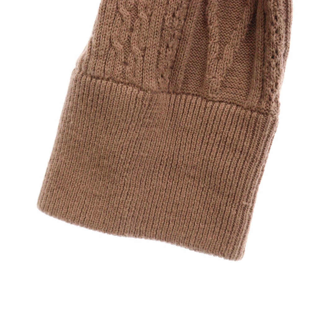 KITH(キス) 21SS Tilden Vintage Crewneck Sweater ロゴ刺繍 クルーネックニットセーター ブラウン KH2658