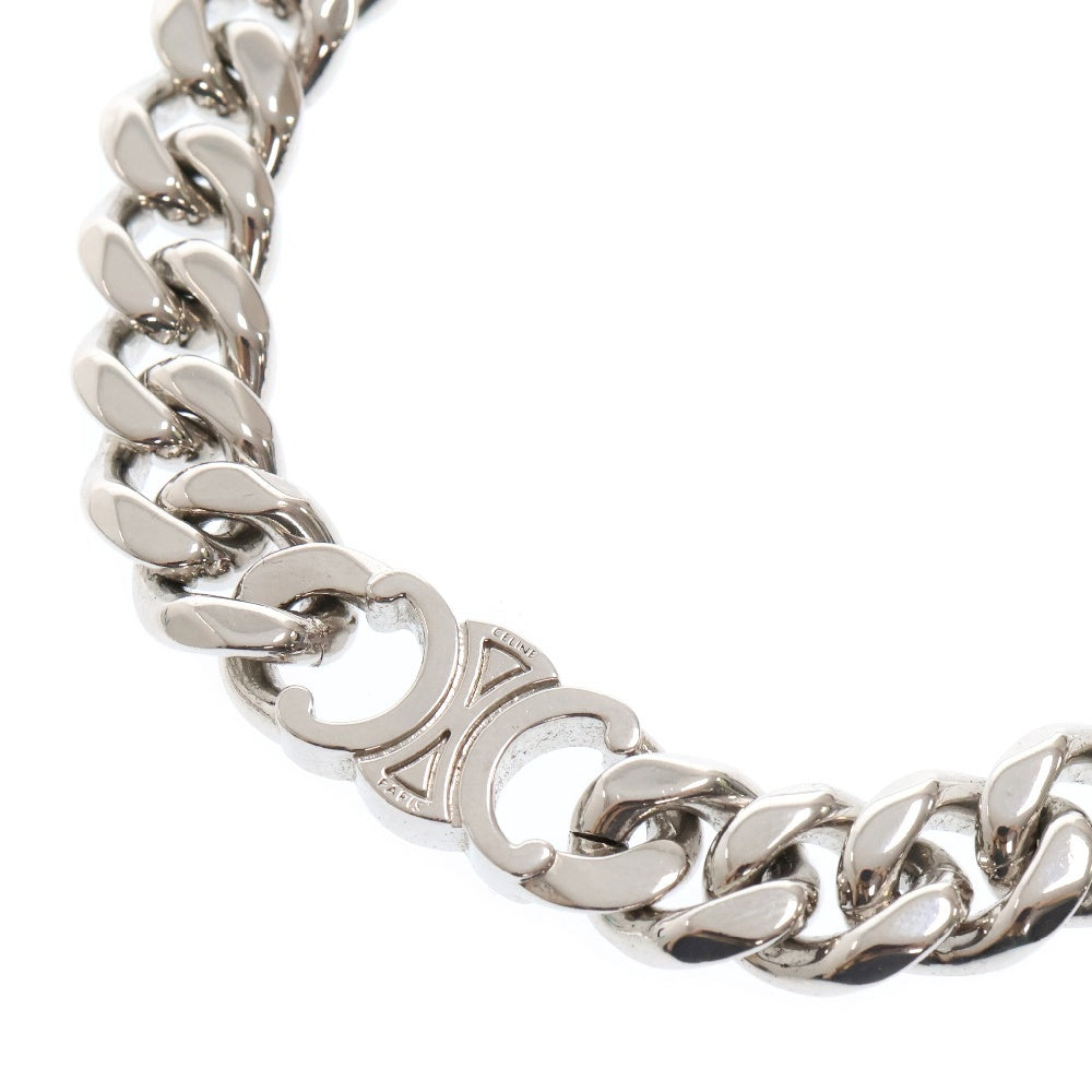 CELINE(セリーヌ) Triomphe Metal Chain Necklace トリオンフ グルメット チェーンネックレス シルバー